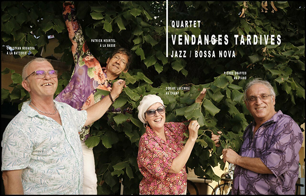 Dans les Bouches-du-Rhône, à Allauch, le Quartet Vendanges Tardives fêtera la musique au son du jazz et du bossa nova